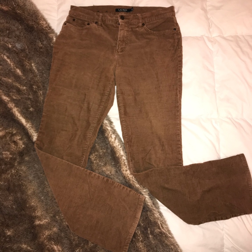 Ralph Lauren Classic Straight Corduroy Pants